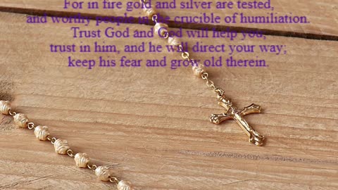 A reading from the book of Sirach, 2:1-11