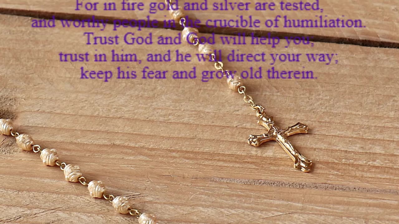 A reading from the book of Sirach, 2:1-11