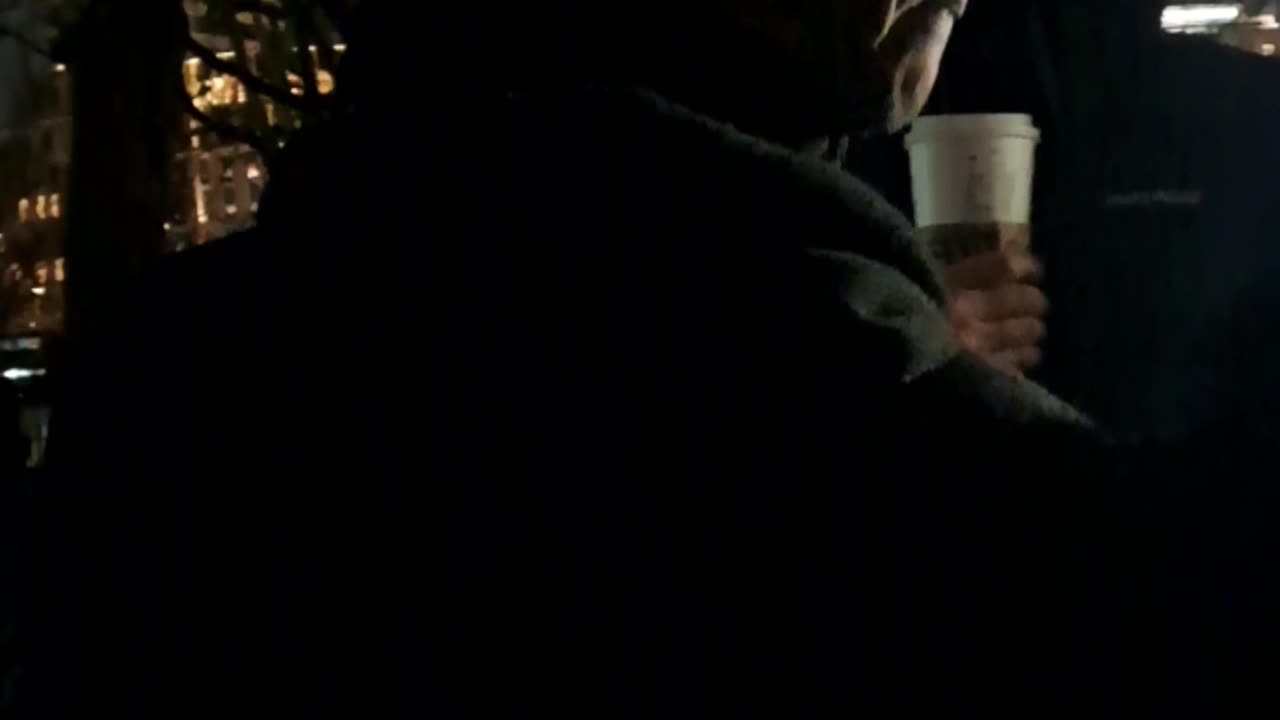A Christian brother defends the trinity against the dawa team at Speaker's Corner