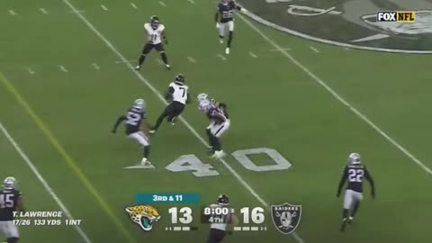 US Sports Football Feat. Jacksonville Jaguars vs. Las Vegas Raiders Game Highlights
