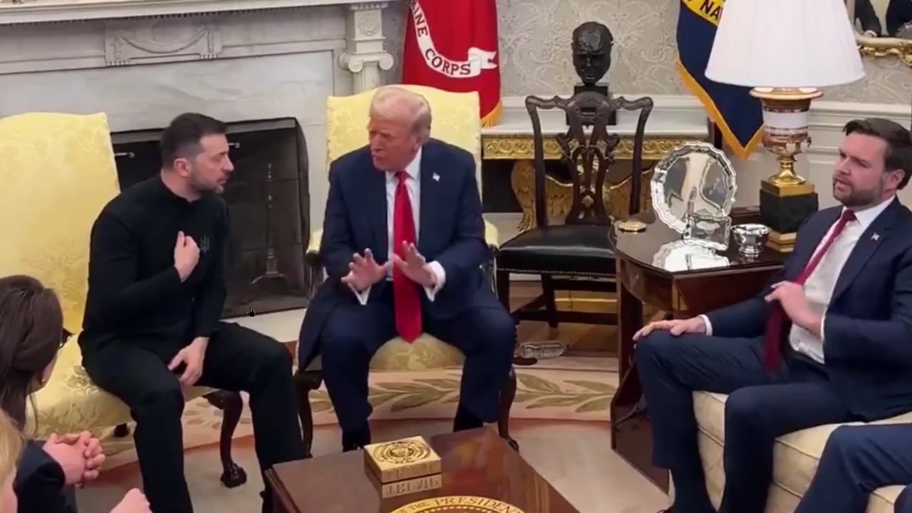 FULL 5 MINUTES of Trump and JD Vance going NUCLEAR on Zelenskyy.
