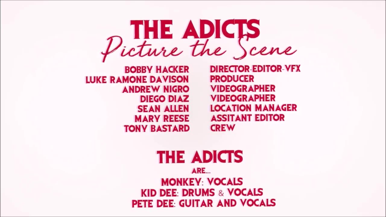 THE ADICTS - Picture the scene (Subtítulos español-inglés)