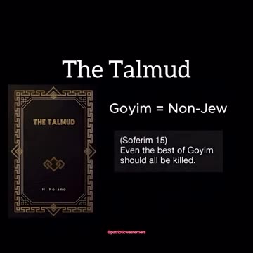 Views From The Satanic Talmud of Israel Khazar Jews