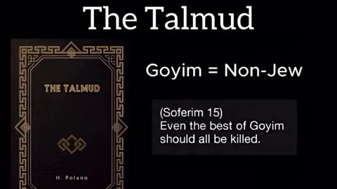Views From The Satanic Talmud of Israel Khazar Jews