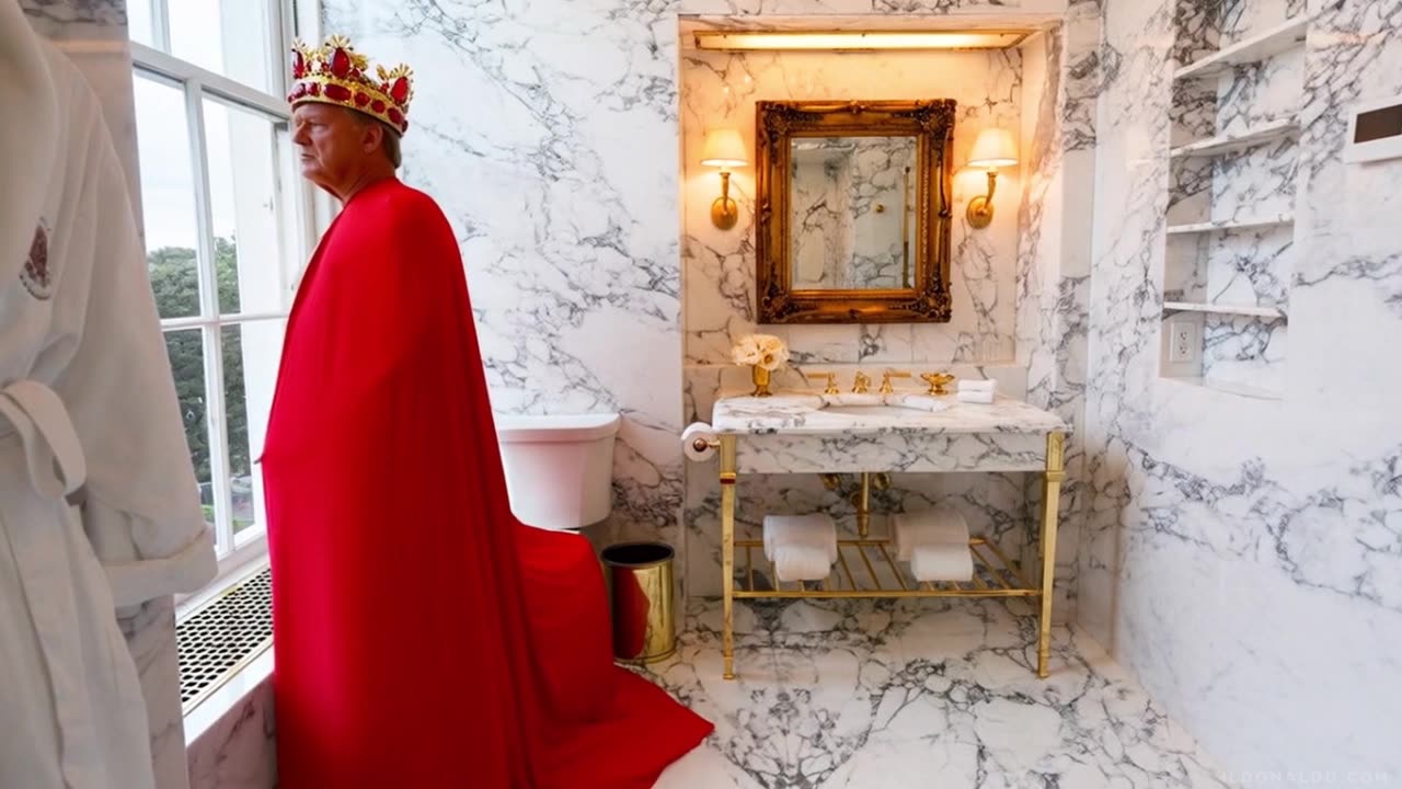 STOP IT!!!🤣🤣🤣 I DO NOT WALK AROUND THE WHITE HOUSE LIKE THAT!!!