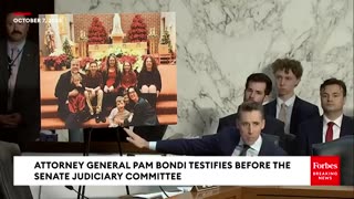 'Who Ordered The Tapping Of The Phones Of United States Senators?': Josh Hawley Presses Pam Bondi