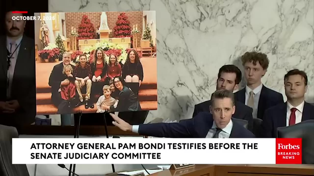 'Who Ordered The Tapping Of The Phones Of United States Senators?': Josh Hawley Presses Pam Bondi