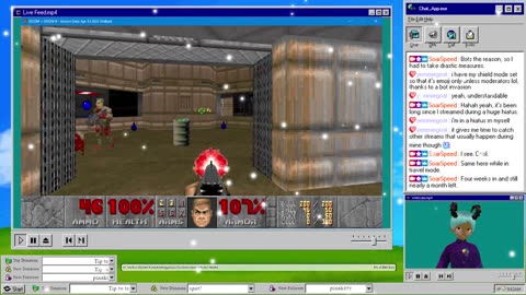 Meld laptop test stream - DOOM