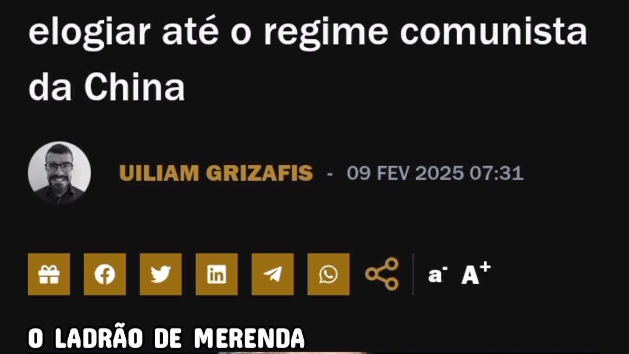 O LADRÃO DE MERENDA O MAIS GULOSO TINHA 3 VULGO NA LAVA-JATO 1-MERENDA 2-MEIA 3-BELÉM