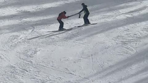 Funny Ski Boys Releasing Their Inhibitions