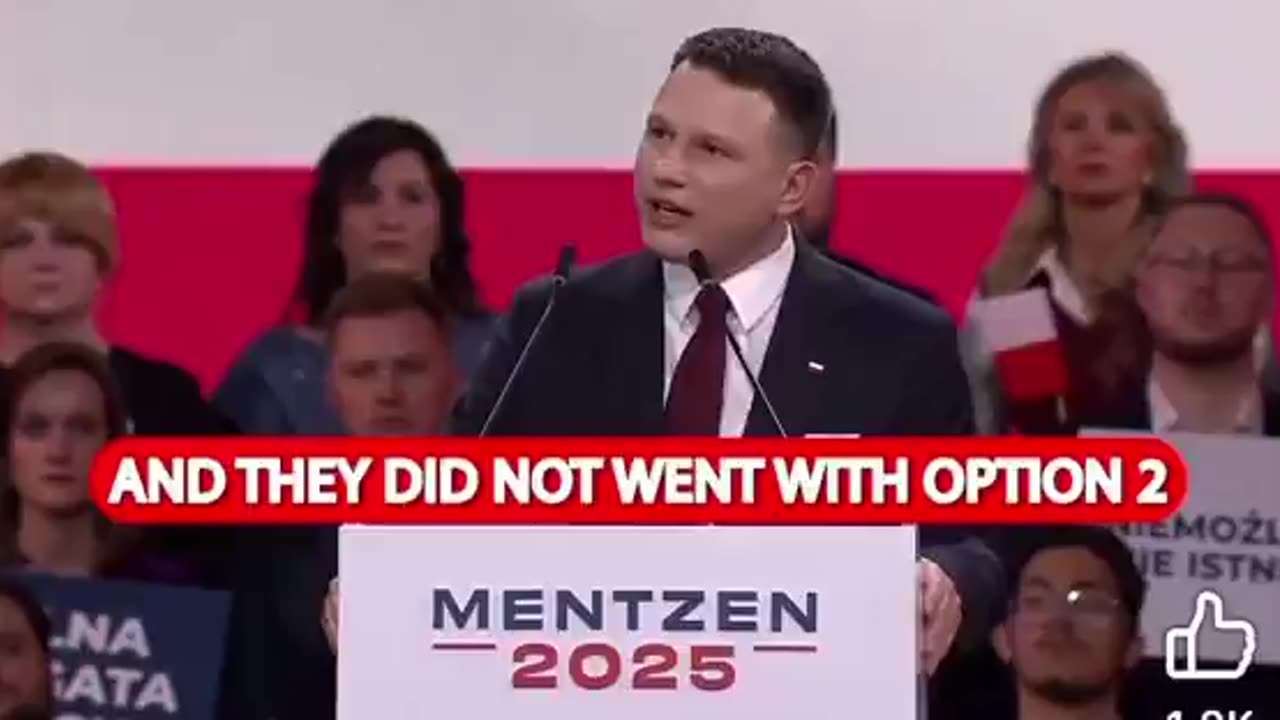 Polish politician Mentzen issues warning at an election rally: “In Britain, rape ...