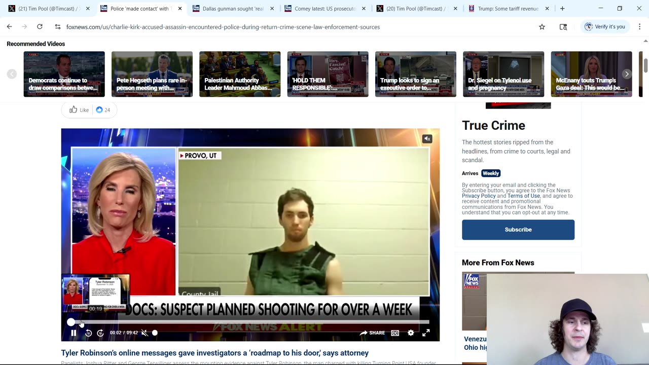 Alleged Charlie Kirk Assassin Encountered Police After Shooting