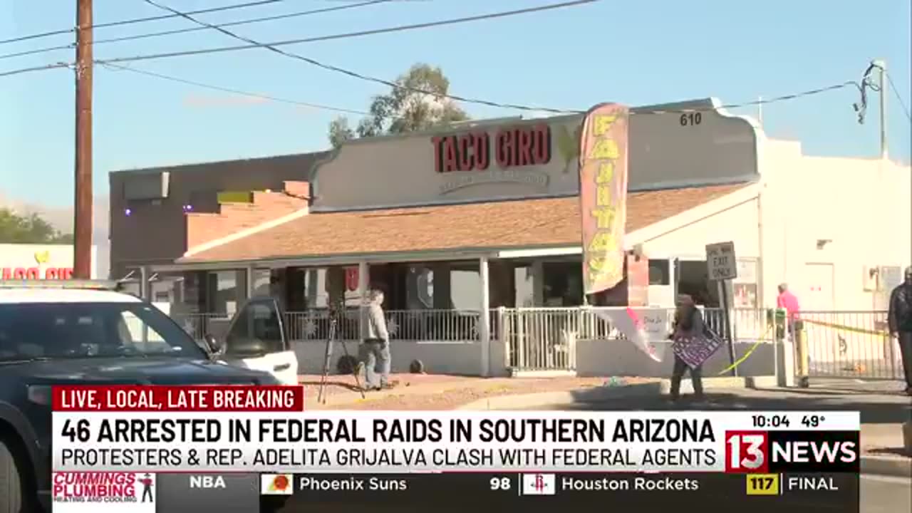 Dozens arrested for impeding federal agents during Mexican restaurant sweeps across southern Arizona