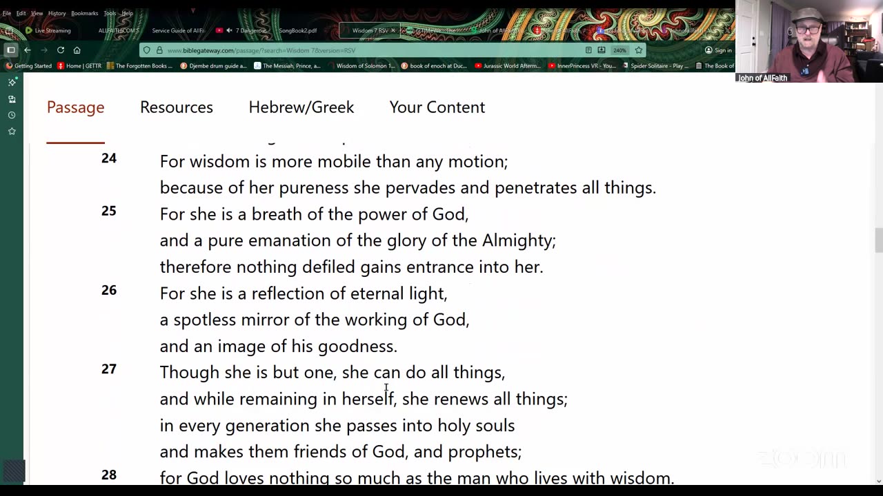 The Wisdom of Solomon, Thursdays at 8 Eastern