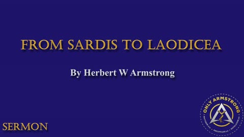 From Sardis to Laodicea