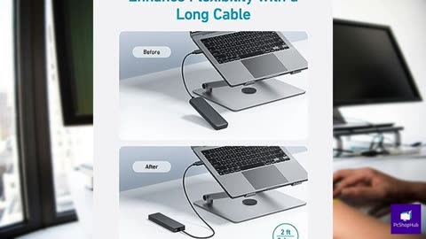 Anker USB C Hub, 4 Ports USB 3.0 Hub with 5Gbps Data Transfer
