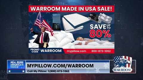 Go To MyPillow.com/warroom And Check Out The WarRoom Posse Exclusive Deals! Promo Code WARROOM