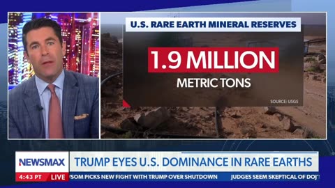 We have 1.9 million metric tons of rare earth minerals in the US
