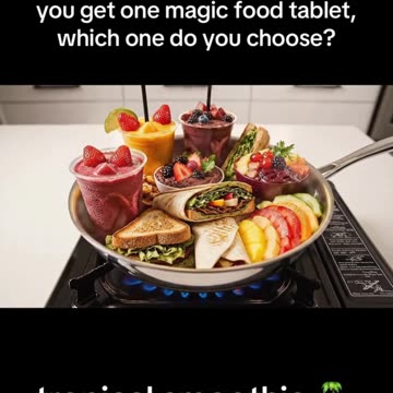 Which Magic Food Tablet Do You Choose? #food #viral #ai #pickone