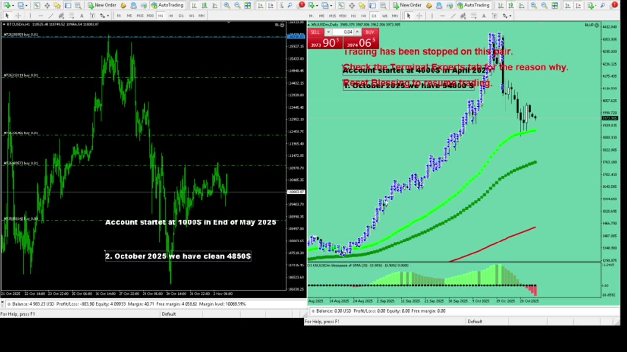 Live Stream Gold Trading from Monday to Friday