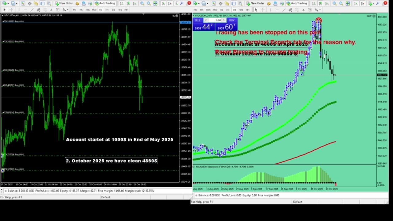 Live Stream Gold Trading from Monday to Friday
