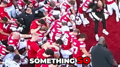 This College Football Team Just United America 🇺🇸 | Nebraska Huskers Prayer Moment