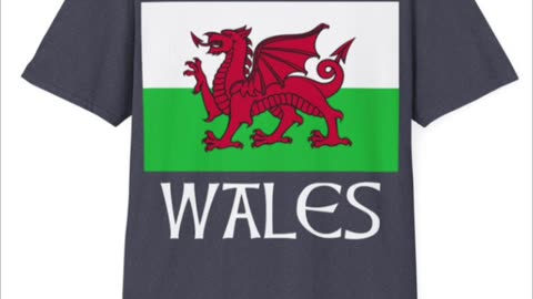 Wales / Welsh Flag / Cymru Flag / St. Davids Day / Celtic / Red Dragon of Wales T-Shirt