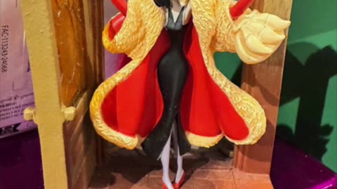 Disney Parks 101 Dalmatians Cruella de Vil Figurine Ornament #shorts