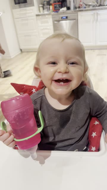 Cute Baby Gives the Biggest Smile Ever 😭😁