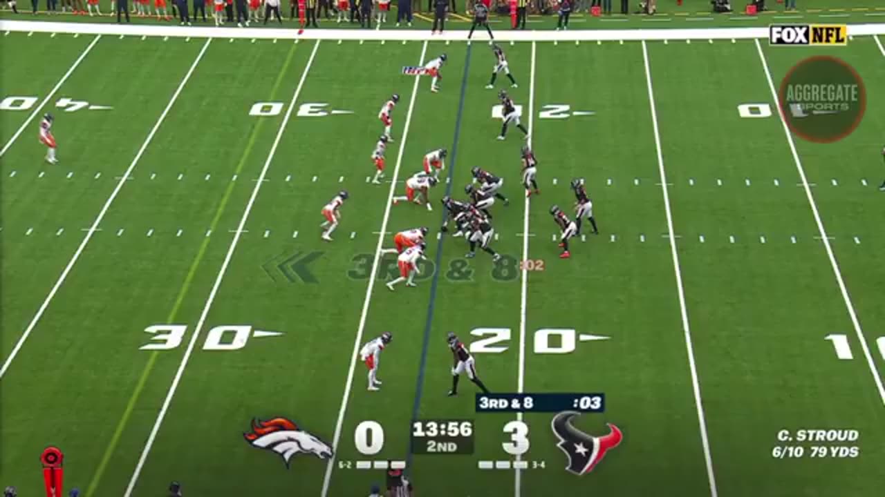 Texans QB CJ Stroud is down getting medical attention after taking a huge hit.