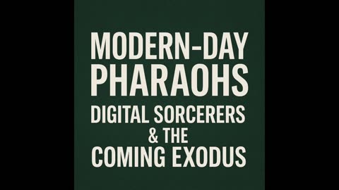 Modern-Day Pharaohs | Digital Sorcerers & the Coming Exodus | Front Porch Talks Blogcast