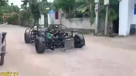 A guy from Vietnam built a Bugatti with his own hands in one year!