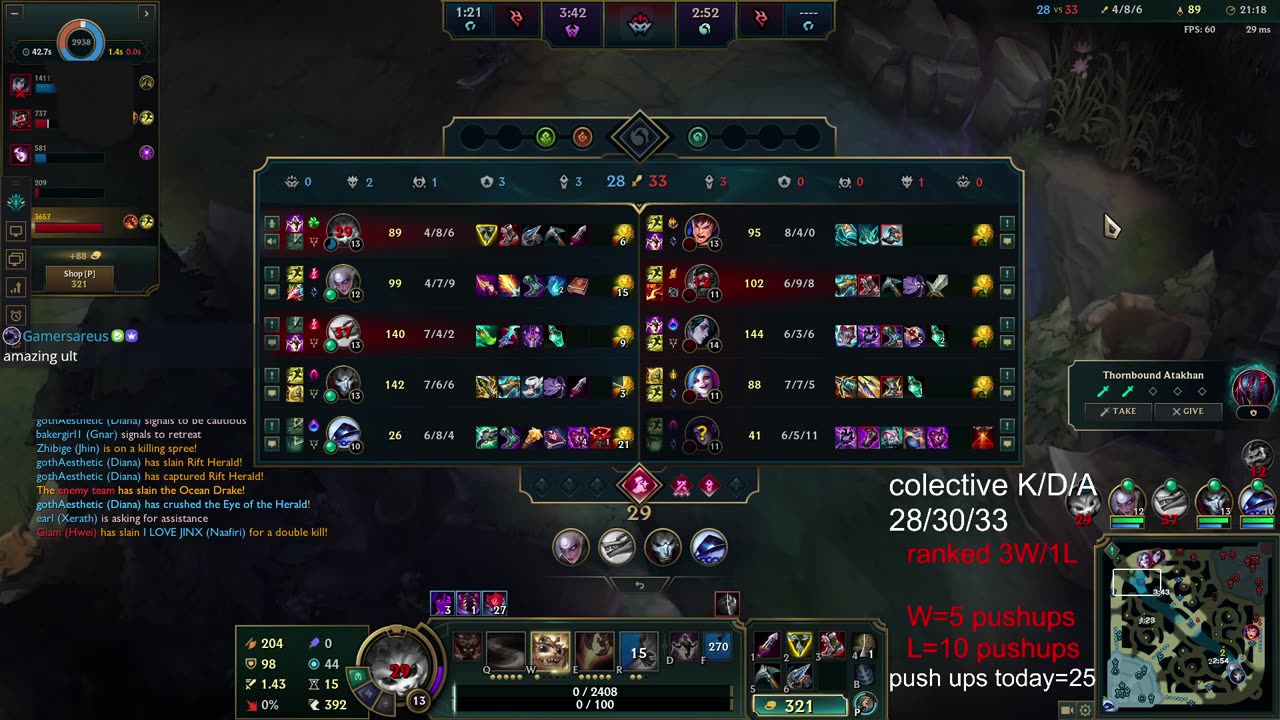 league of legend no comment