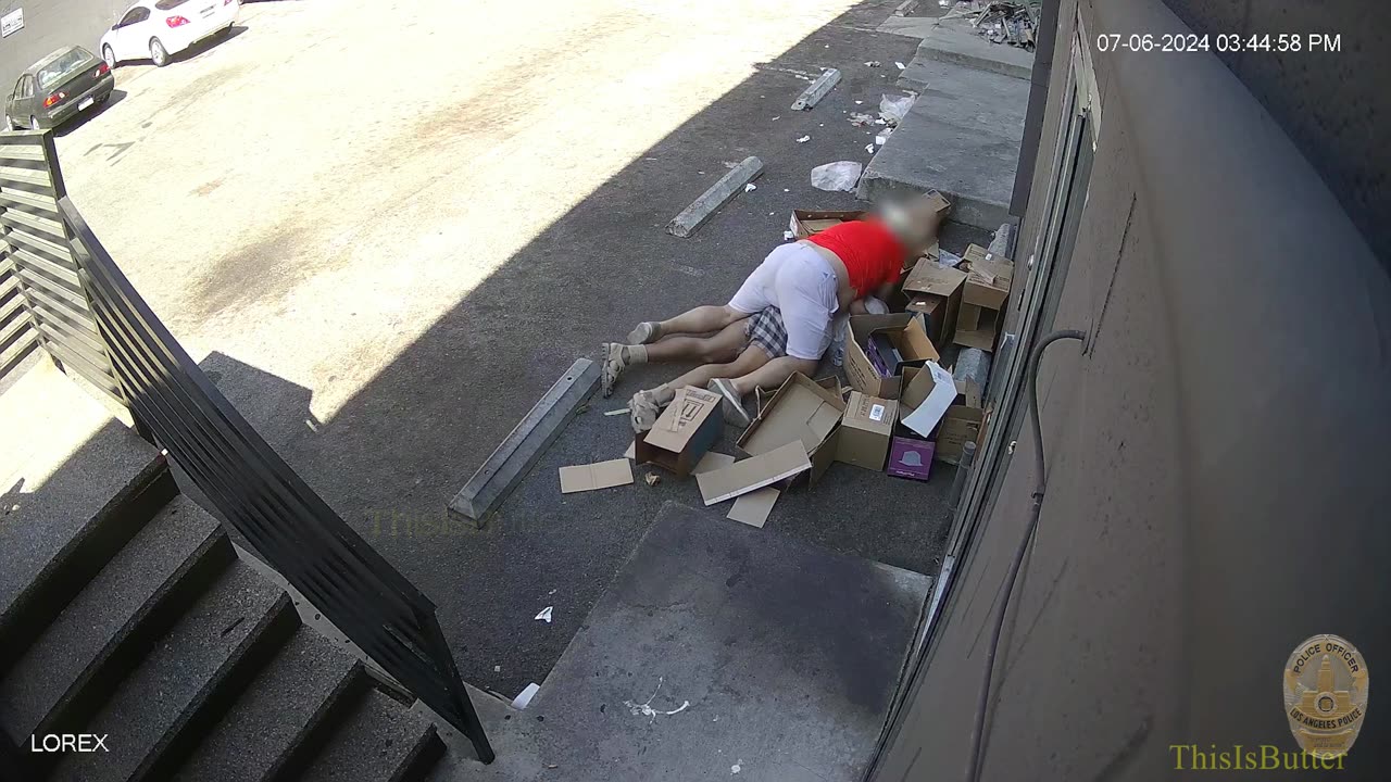 LAPD released footage of a burglary suspect who died in police custody