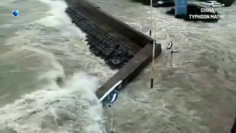 La Chine a été durement touchée par un typhon dévastateur dans le Pacifique