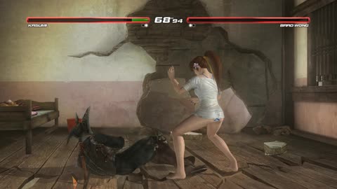 Dead or Alive 5 Last Round: Kasumi (costume 42) vs Brad Wong - 4K