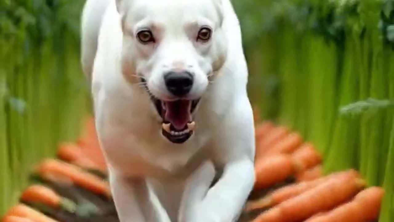 Rabbit rescue for puppy dog