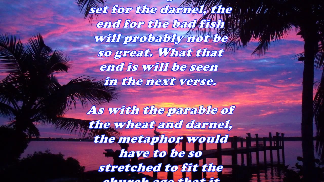 Matthew 13:49 - Daily Bible Verse Commentary