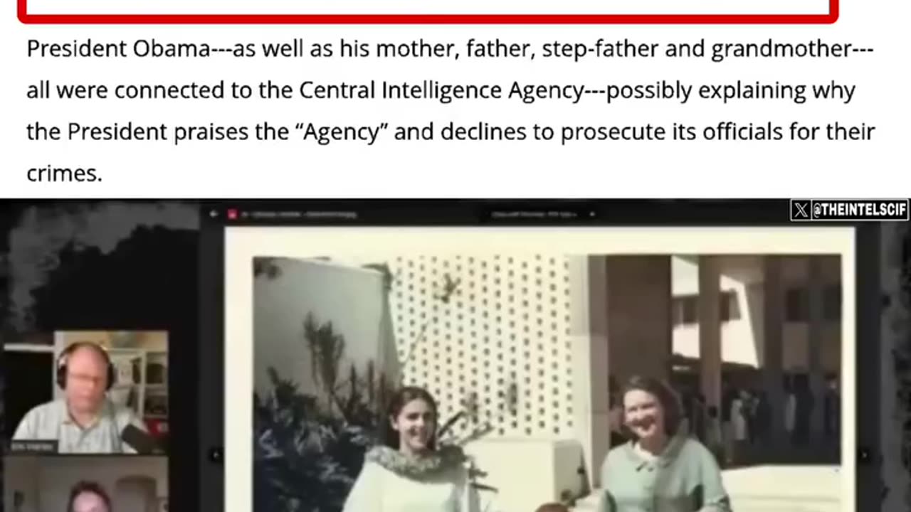 Obama and the CIA family ties!