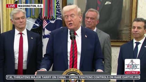 WATCH: President Trump Makes an Announcement - 10/10/25