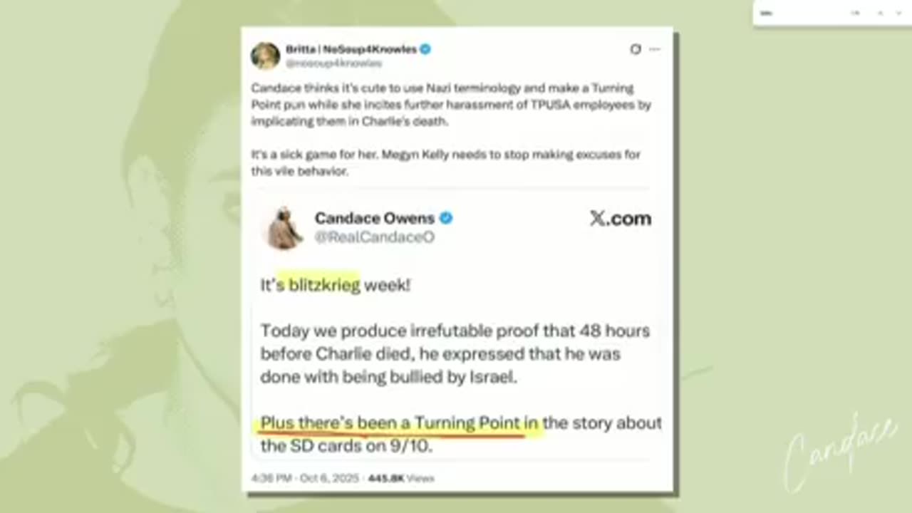 CANDANCE OWENS MISPRONOUNCING OF "BLITZKRIEG" IS HILARIOUS