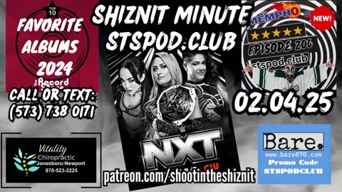 SHIZNIT MINUTE 02.04.25 -BT TALKS NXT!