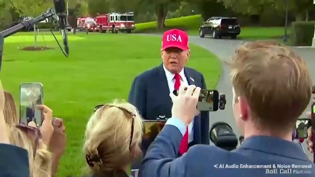 Press Gaggle: Donald Trump Speaks to Reporters After Marine One Arrival - October 5, 2025