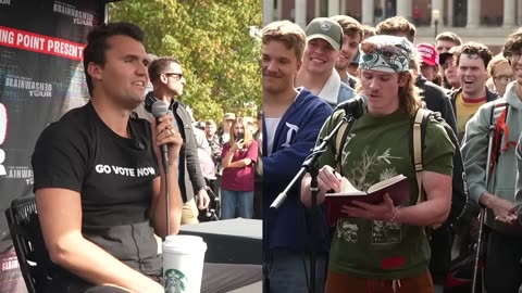 BEST Top 10 Charlie Kirk Debate Moments 2024