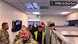 The Chief of Portland Police was spotted after his meeting with Kristi Noem