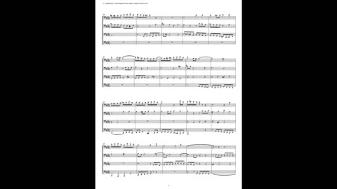 J.S. Bach - Well-Tempered Clavier: Part 12- Prelude 22 (Euphonium-Tuba Quartet)