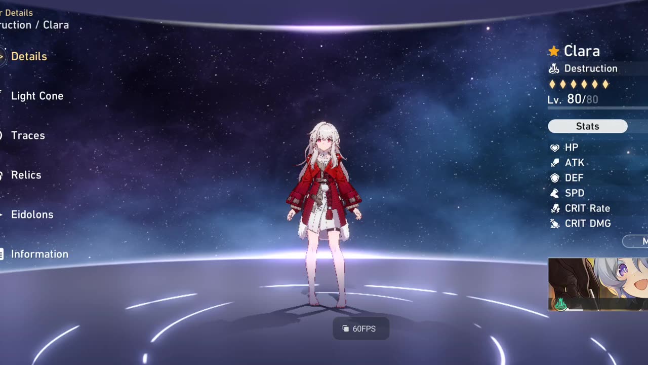 showing off my clara in honkai star rail