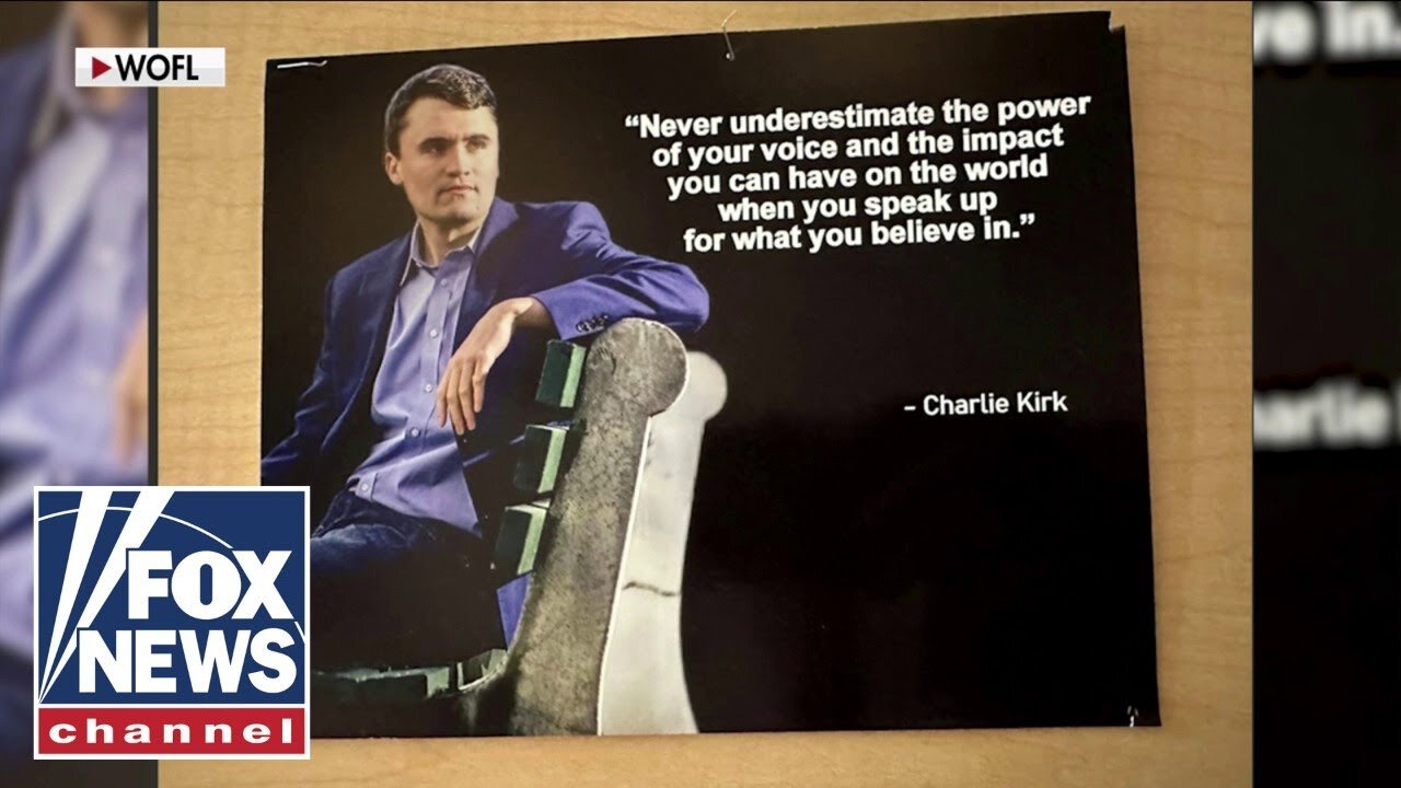 Teacher forced to remove Charlie Kirk poster: 'UNCONSTITUTIONAL'