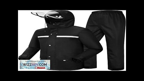 iCreek Rain Suit Waterproof Jacket and Trouser Suit Raincoat for Men Review