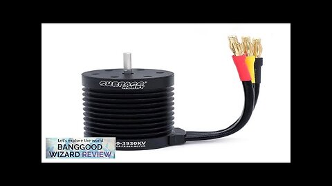 SURPASS HOBBY M540 3.175mm Shaft 4.0mm Gold-Plated Connectors All-Black Waterproof Brushless Review